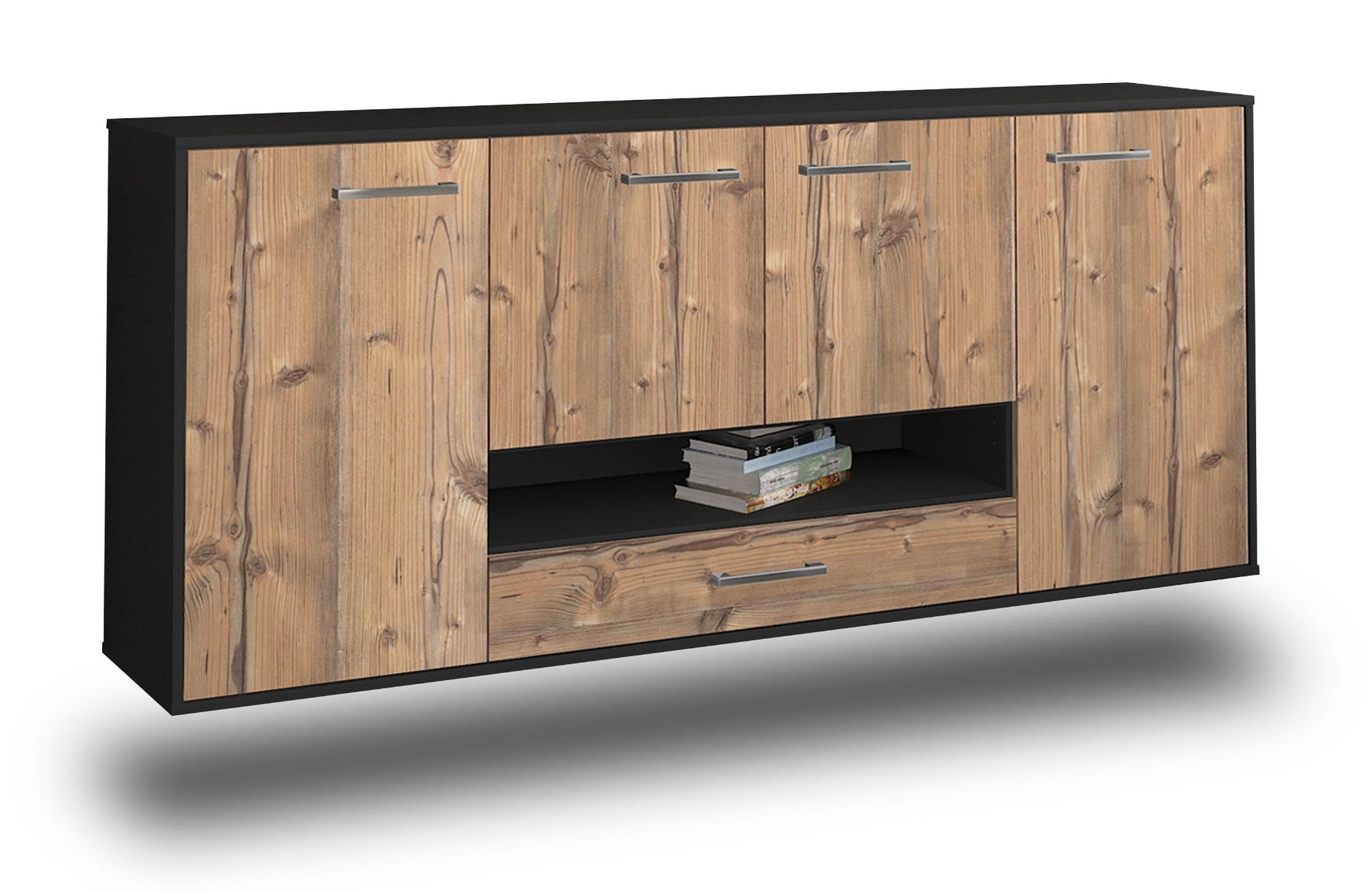 Sideboard Abilene, Pinie Studio (180x79x35cm) - Stil.Zeit Möbel GmbH