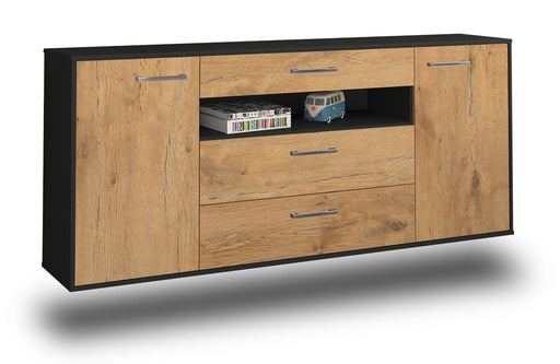 Sideboard Vallejo, Eiche Studio (180x79x35cm) - Stil.Zeit Möbel GmbH