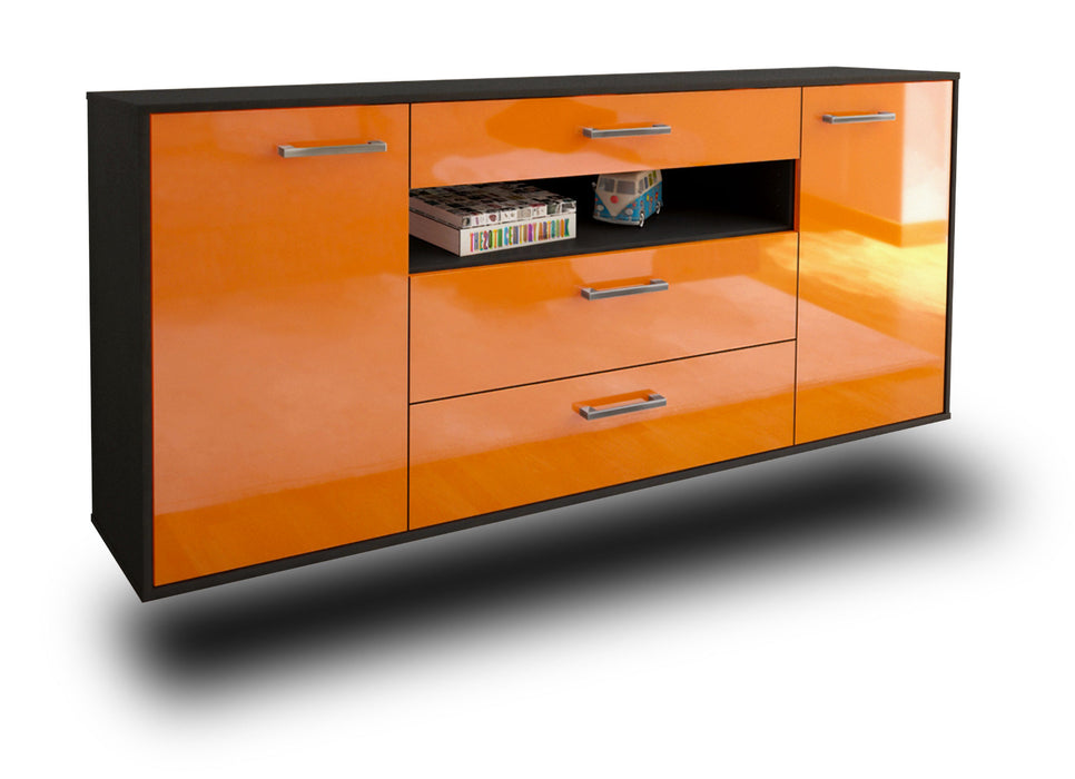 Sideboard Vallejo, Orange Studio (180x79x35cm) - Stil.Zeit Möbel GmbH