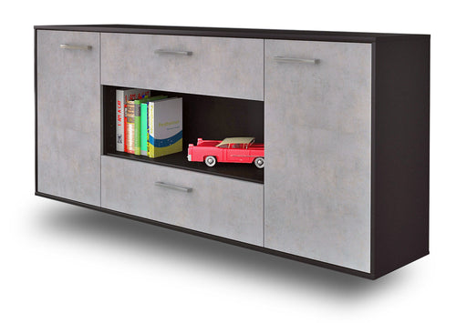 Sideboard Denton, Beton Studio (180x79x35cm) - Stil.Zeit Möbel GmbH