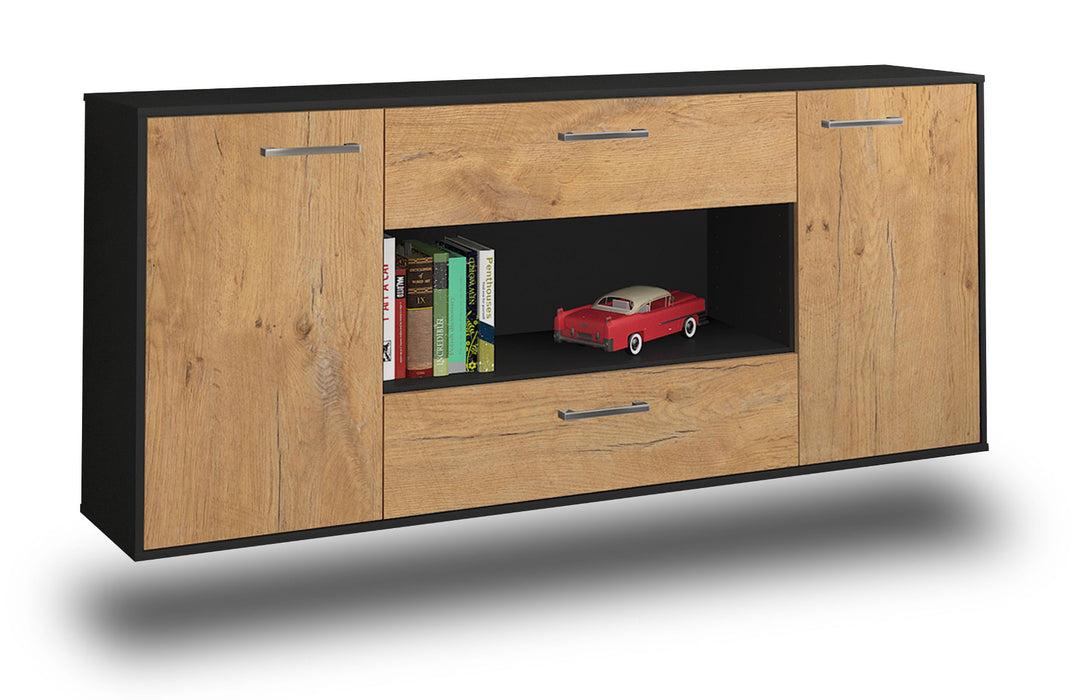 Sideboard Denton, Eiche Studio (180x79x35cm) - Stil.Zeit Möbel GmbH