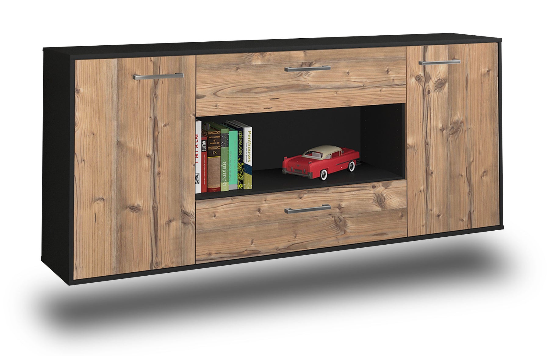 Sideboard Denton, Pinie Studio (180x79x35cm) - Stil.Zeit Möbel GmbH