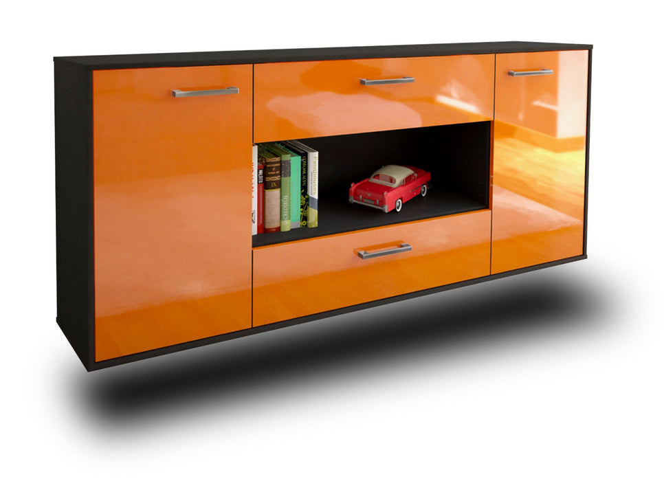 Sideboard Denton, Orange Studio (180x79x35cm) - Stil.Zeit Möbel GmbH