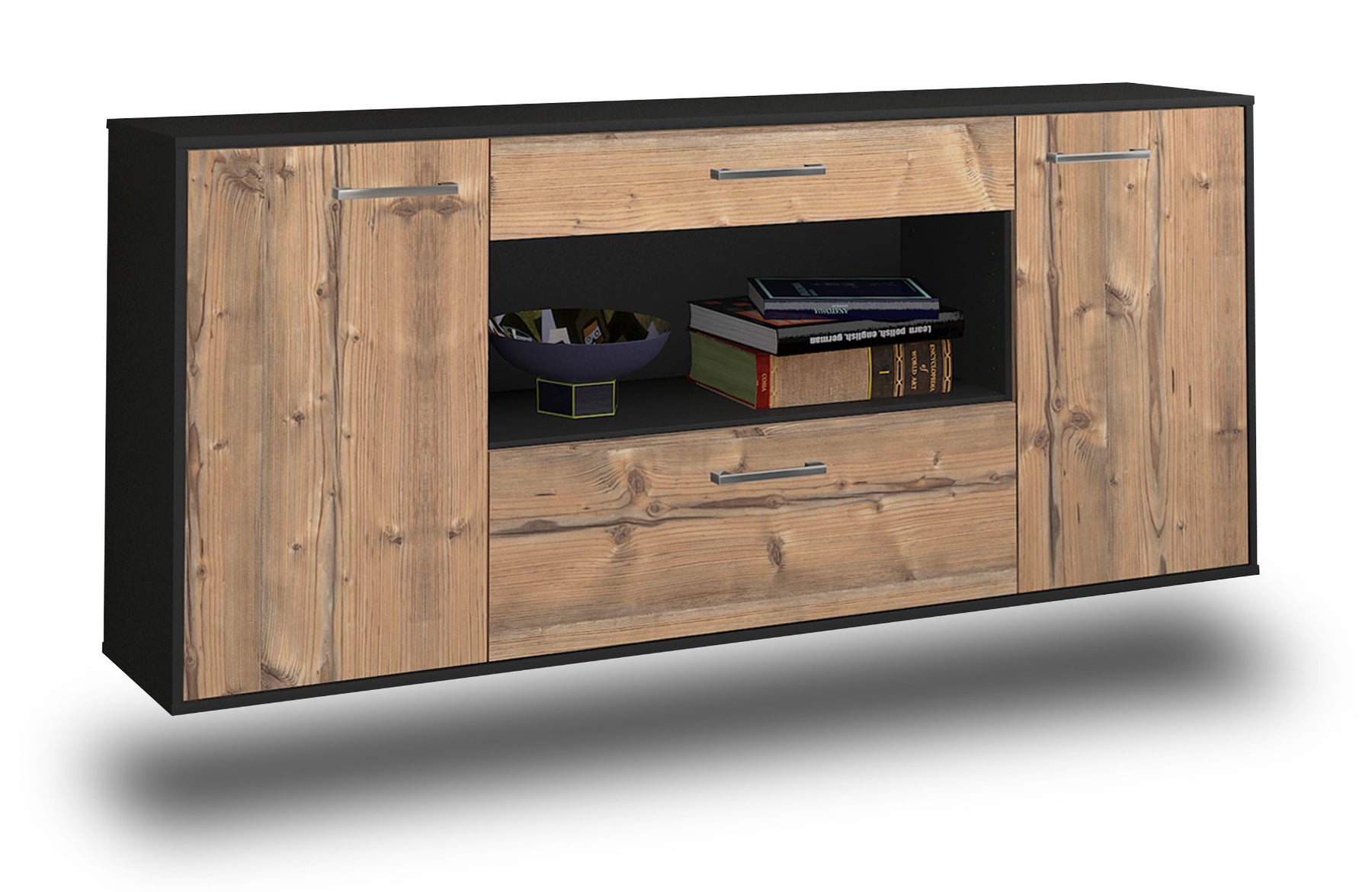 Sideboard Ann Arbor, Pinie Studio (180x79x35cm) - Stil.Zeit Möbel GmbH