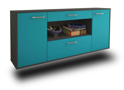 Sideboard Ann Arbor, Tuerkis Studio (180x79x35cm) - Stil.Zeit Möbel GmbH