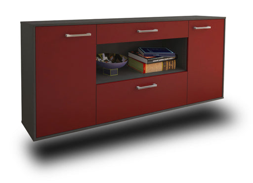 Sideboard Ann Arbor, Bordeaux Studio (180x79x35cm) - Stil.Zeit Möbel GmbH