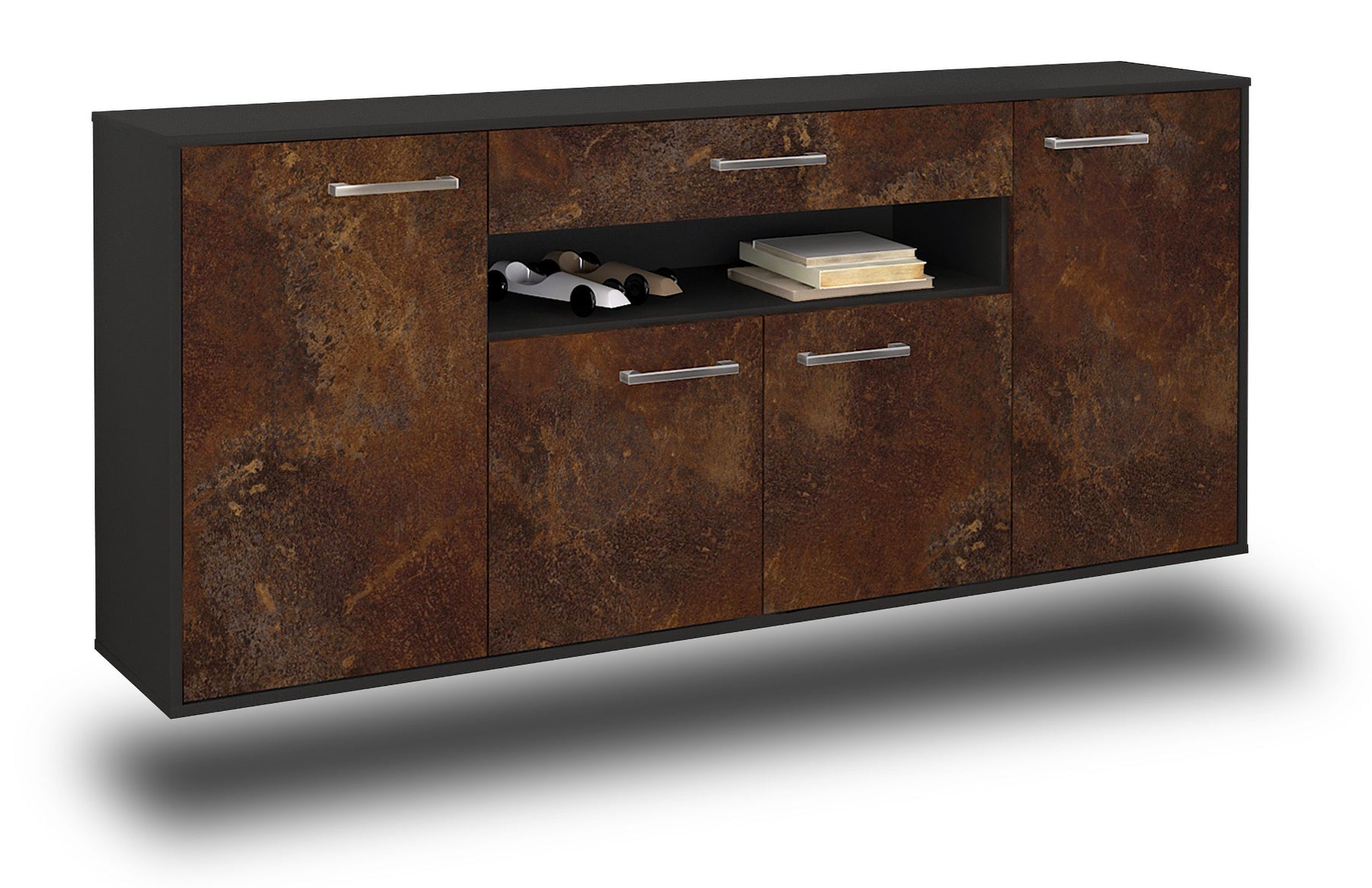 Sideboard Lansing, Rost Studio (180x79x35cm) - Stil.Zeit Möbel GmbH