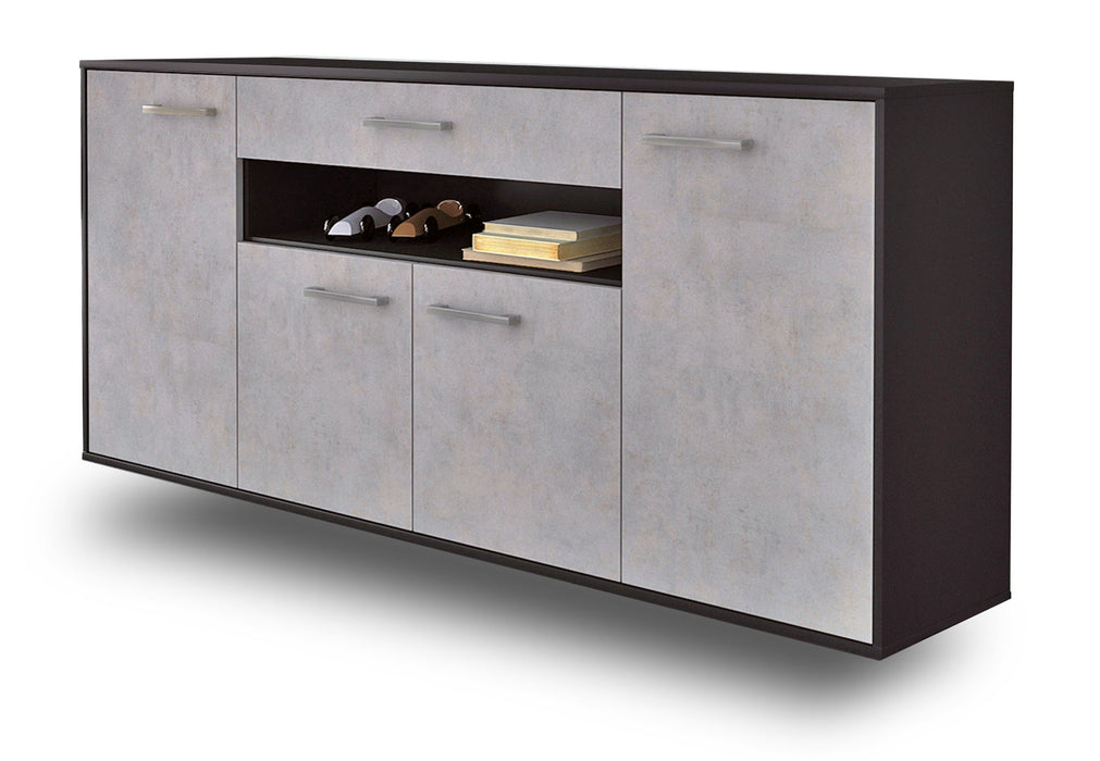 Sideboard Lansing, Beton Studio (180x79x35cm) - Stil.Zeit Möbel GmbH