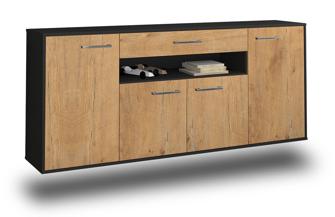 Sideboard Lansing, Eiche Studio (180x79x35cm) - Stil.Zeit Möbel GmbH