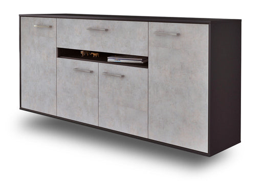 Sideboard Flint, Beton Studio (180x79x35cm) - Stil.Zeit Möbel GmbH