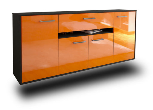 Sideboard Flint, Orange Studio (180x79x35cm) - Stil.Zeit Möbel GmbH