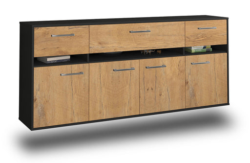 Sideboard Gainesville, Eiche Studio (180x79x35cm) - Stil.Zeit Möbel GmbH