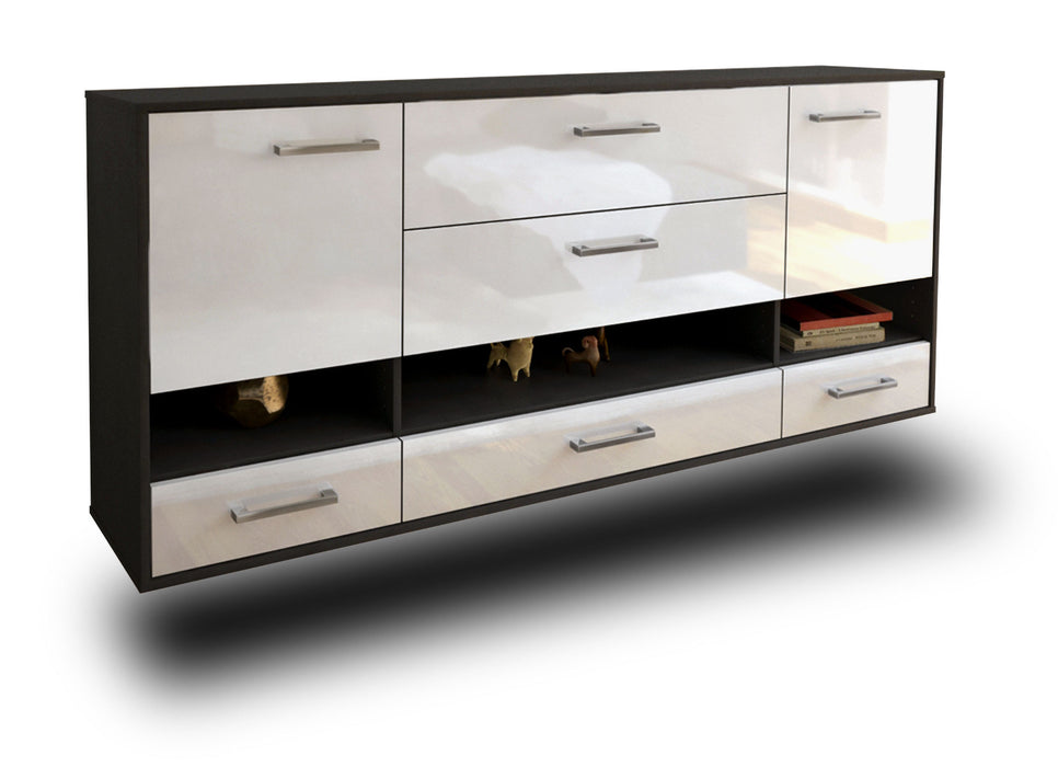 Sideboard Lafayette, Weiß Studio (180x79x35cm) - Stil.Zeit Möbel GmbH