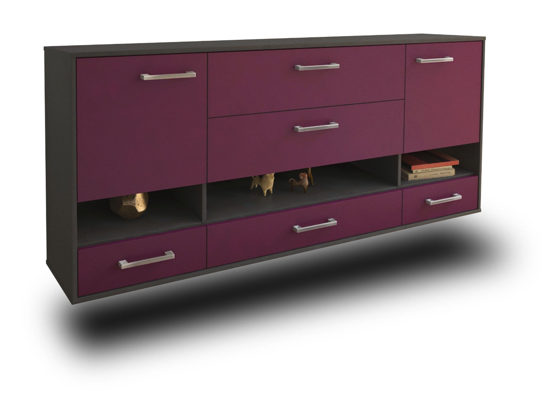 Sideboard Lafayette, Lila Studio (180x79x35cm) - Stil.Zeit Möbel GmbH