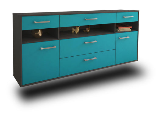 Sideboard Inglewood, Tuerkis Studio (180x79x35cm) - Stil.Zeit Möbel GmbH