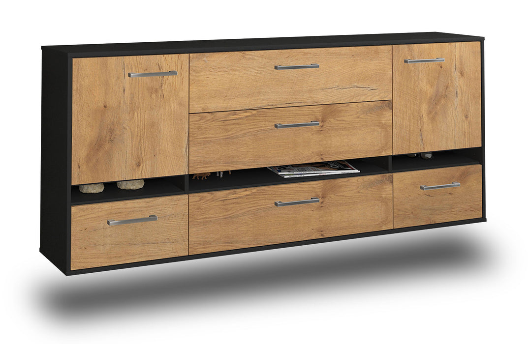 Sideboard Athens, Eiche Studio (180x79x35cm) - Stil.Zeit Möbel GmbH