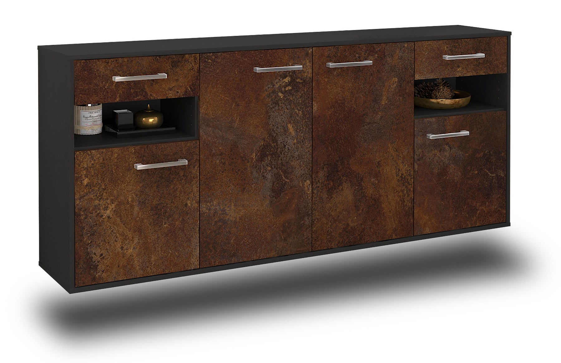 Sideboard Killeen, Rost Studio (180x79x35cm) - Stil.Zeit Möbel GmbH