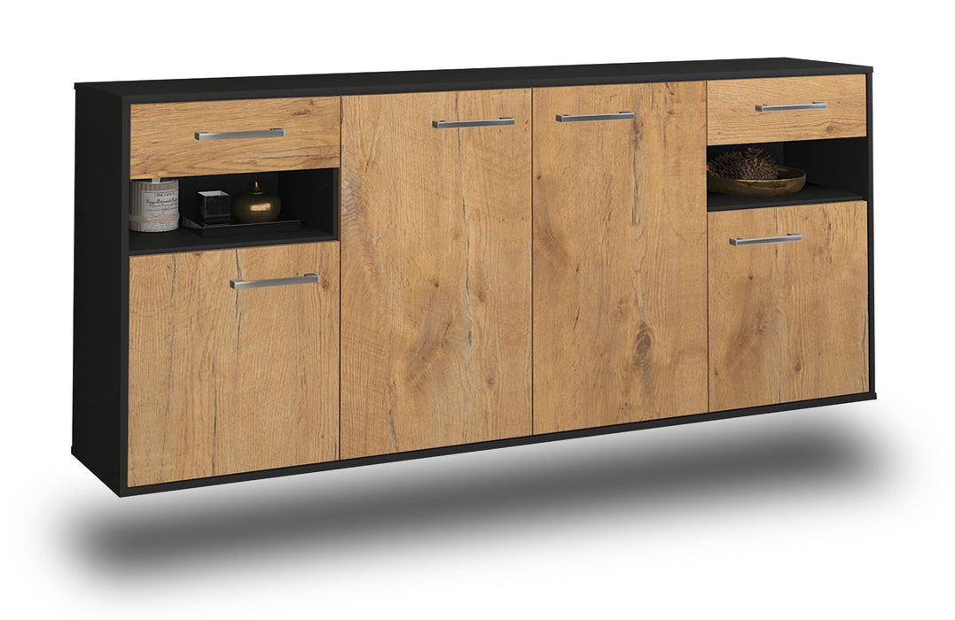 Sideboard Killeen, Eiche Studio (180x79x35cm) - Stil.Zeit Möbel GmbH