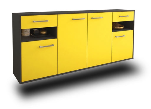 Sideboard Killeen, Gelb Studio (180x79x35cm) - Stil.Zeit Möbel GmbH