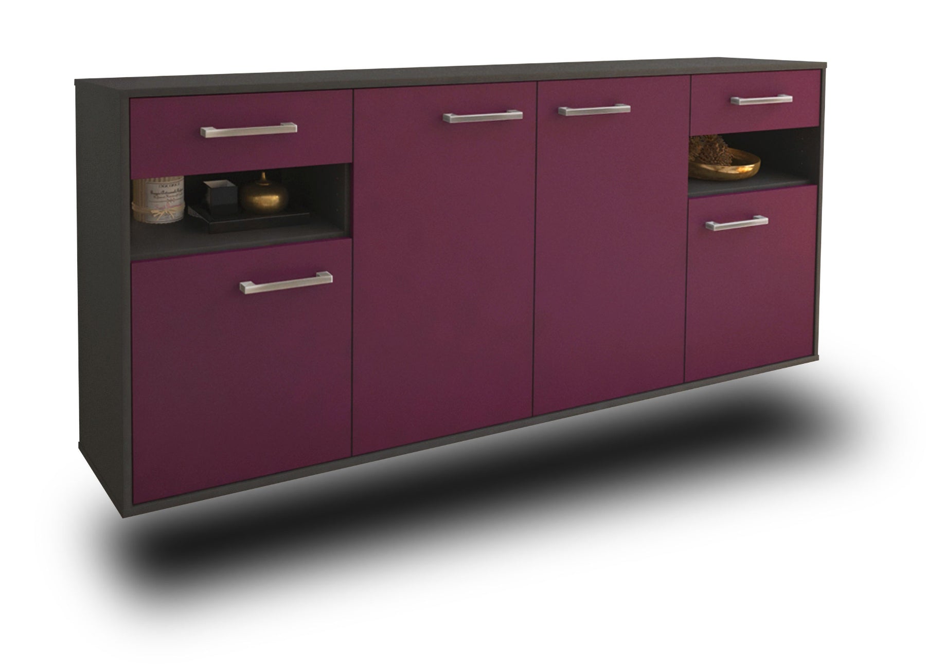 Sideboard Killeen, Lila Studio (180x79x35cm) - Stil.Zeit Möbel GmbH