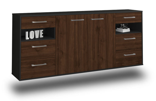 Sideboard Thornton, Walnuss Studio (180x79x35cm) - Stil.Zeit Möbel GmbH