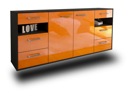 Sideboard Thornton, Orange Studio (180x79x35cm) - Stil.Zeit Möbel GmbH