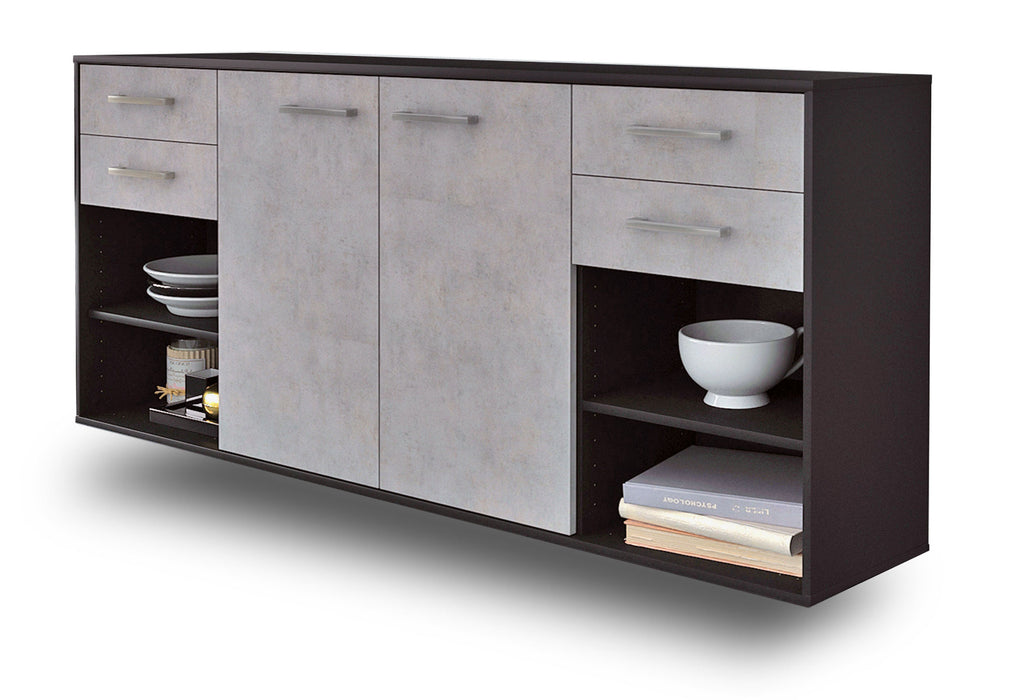 Sideboard Independence, Beton Studio (180x79x35cm) - Stil.Zeit Möbel GmbH