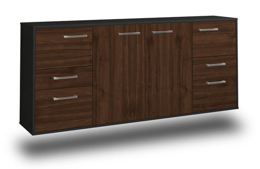 Sideboard Beaumont, Walnuss Studio (180x79x35cm) - Stil.Zeit Möbel GmbH