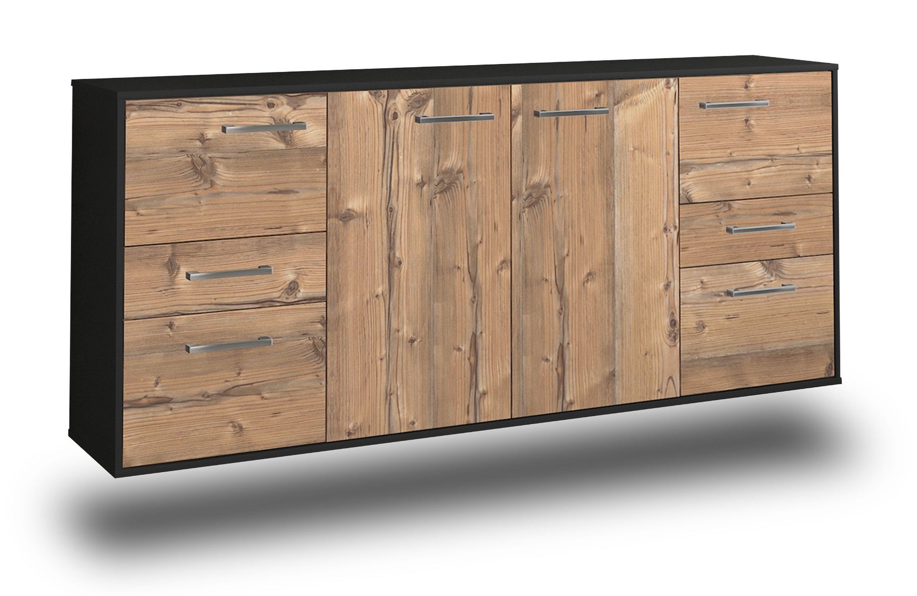 Sideboard Beaumont, Pinie Studio (180x79x35cm) - Stil.Zeit Möbel GmbH