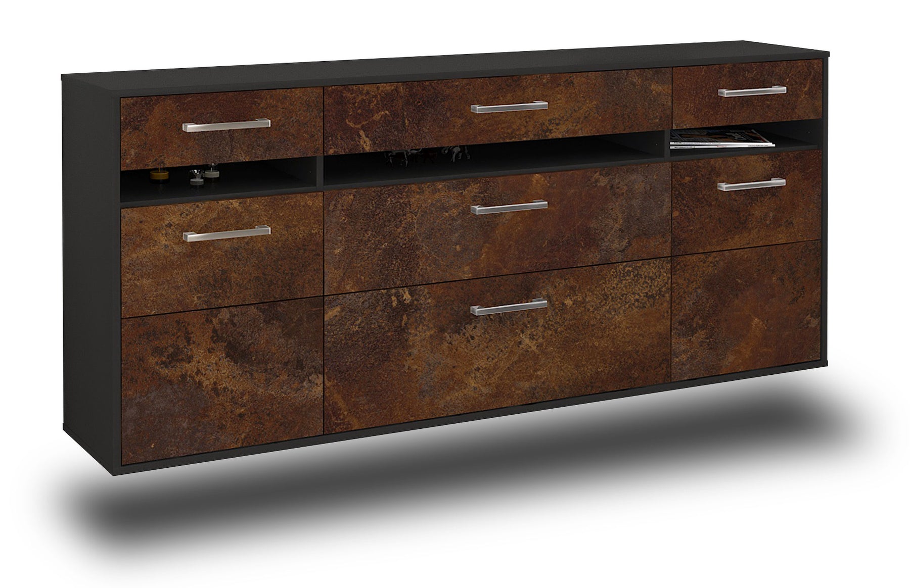 Sideboard Manchester, Rost Studio (180x79x35cm) - Stil.Zeit Möbel GmbH