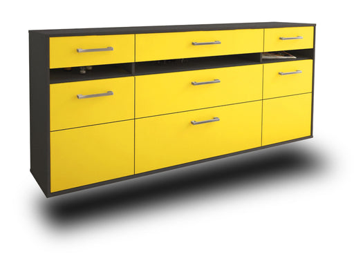 Sideboard Manchester, Gelb Studio (180x79x35cm) - Stil.Zeit Möbel GmbH