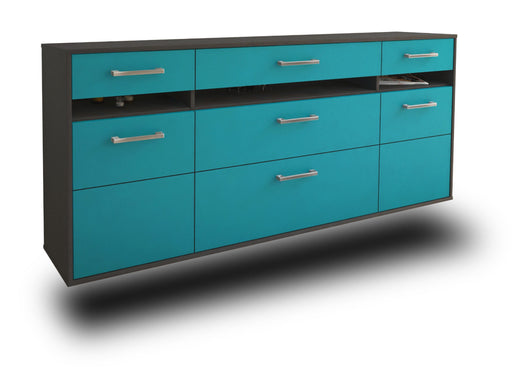 Sideboard Manchester, Tuerkis Studio (180x79x35cm) - Stil.Zeit Möbel GmbH