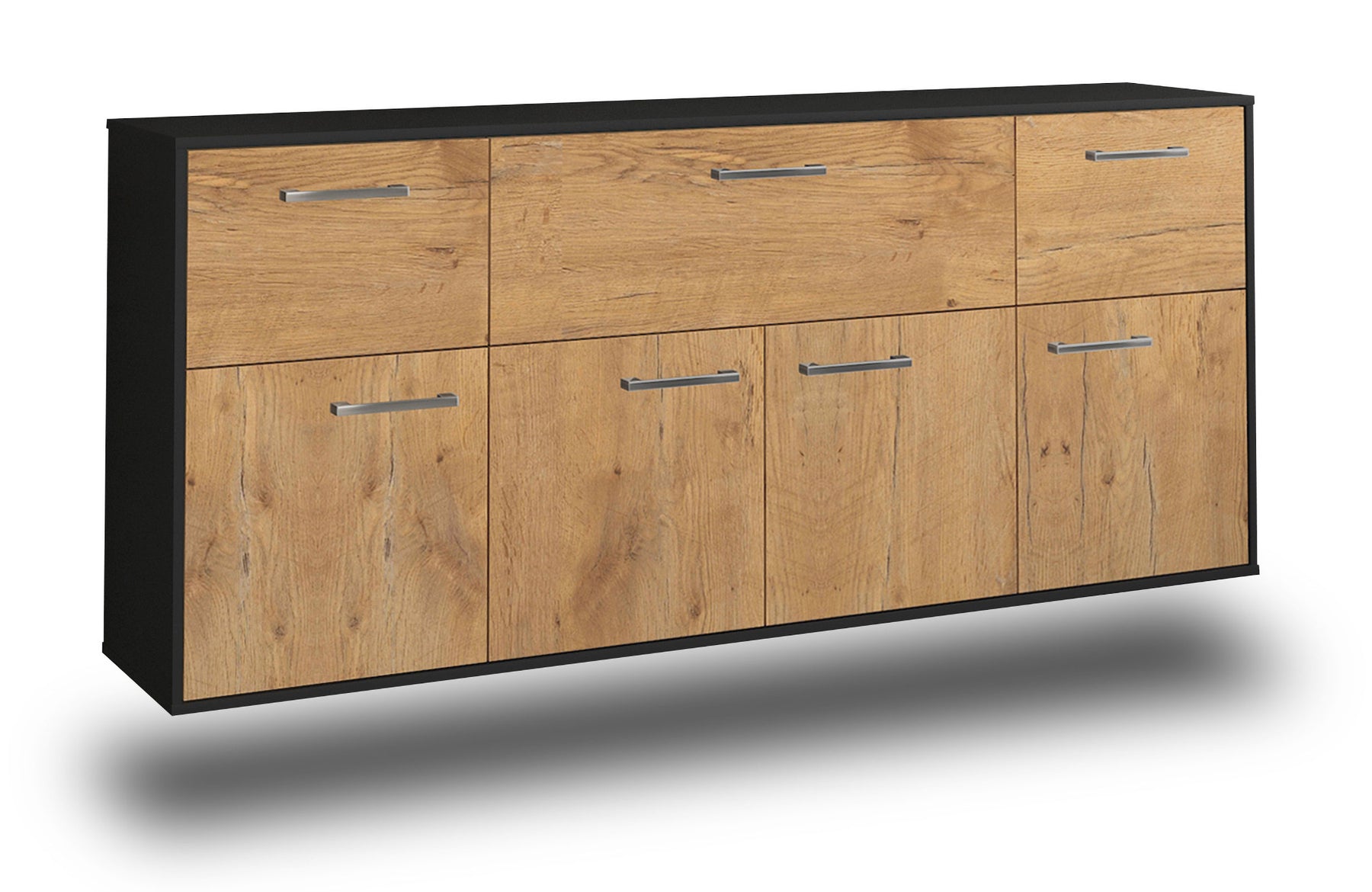 Sideboard Roseville, Eiche Studio (180x79x35cm) - Stil.Zeit Möbel GmbH