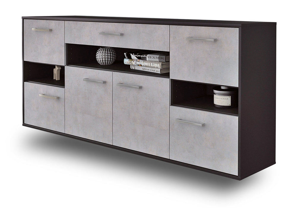 Sideboard Downey, Beton Studio (180x79x35cm) - Stil.Zeit Möbel GmbH