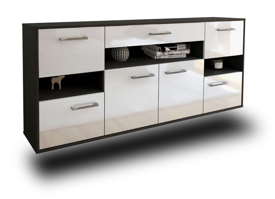 Sideboard Downey, Weiß Studio (180x79x35cm) - Stil.Zeit Möbel GmbH