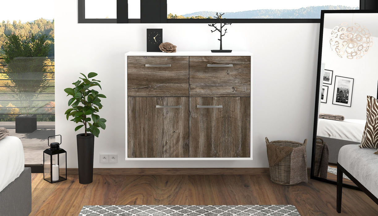 Sideboard Gilbert, Treibholz Front (92x79x35cm) - Stil.Zeit Möbel GmbH