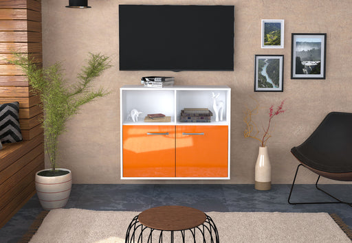 Sideboard Rochester, Orange Front (92x79x35cm) - Stil.Zeit Möbel GmbH