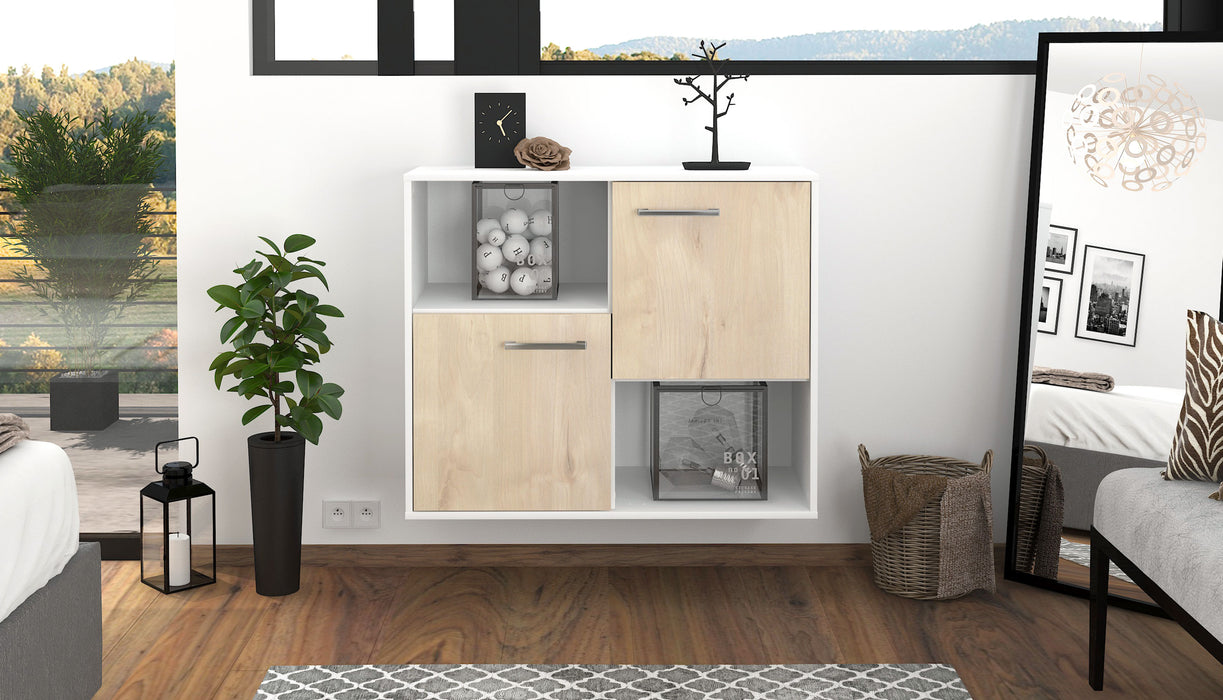 Sideboard Modesto, Zeder Front (92x79x35cm) - Stil.Zeit Möbel GmbH