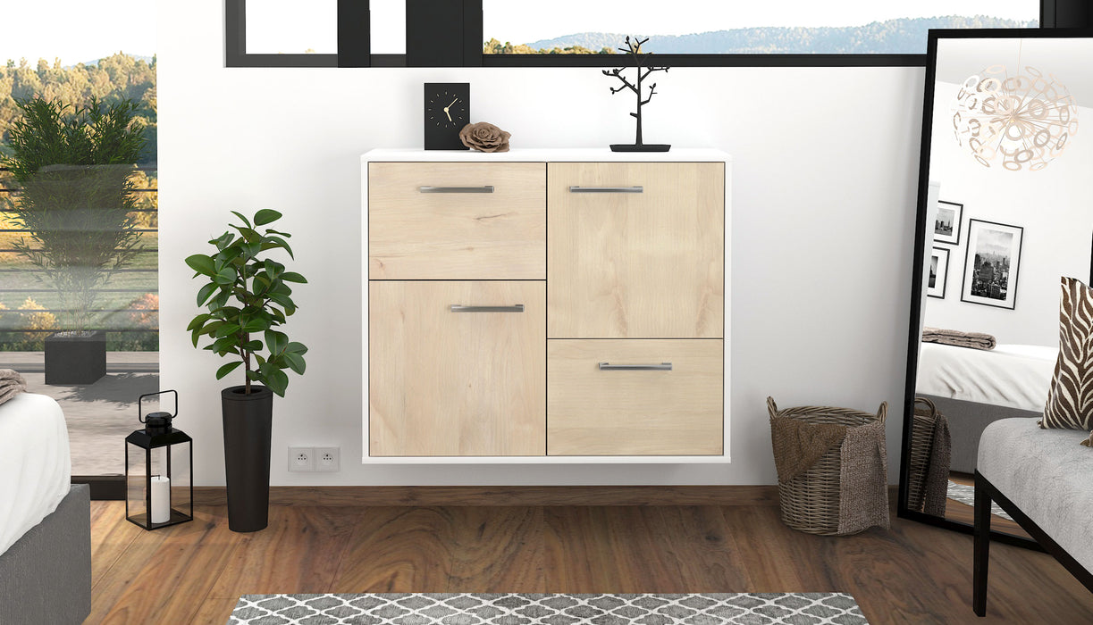 Sideboard Fremont, Zeder Front (92x79x35cm) - Stil.Zeit Möbel GmbH