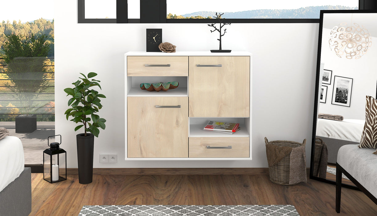 Sideboard Spokane, Zeder Front (92x79x35cm) - Stil.Zeit Möbel GmbH