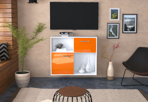 Sideboard Shreveport, Orange Front (92x79x35cm) - Stil.Zeit Möbel GmbH