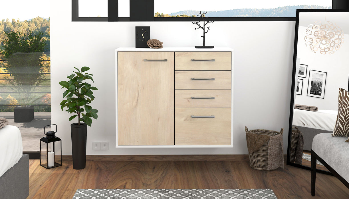 Sideboard Tacoma, Zeder Front (92x79x35cm) - Stil.Zeit Möbel GmbH