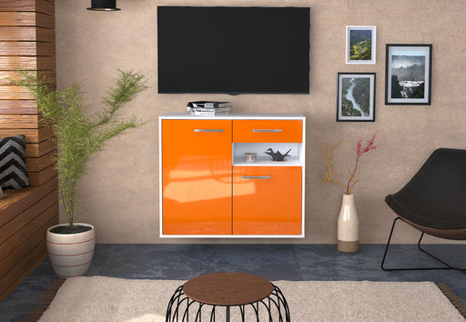 Sideboard Augusta, Orange Front (92x79x35cm) - Stil.Zeit Möbel GmbH