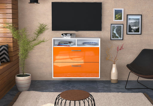 Sideboard Spring Valley, Orange Front (92x79x35cm) - Stil.Zeit Möbel GmbH