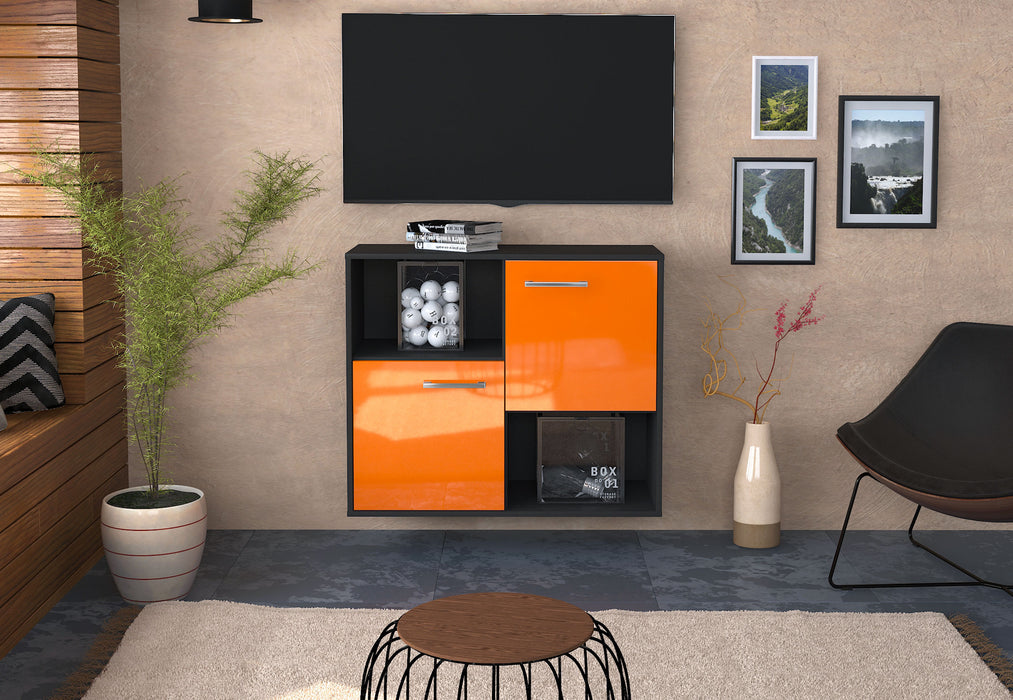 Sideboard Modesto, Orange Front (92x79x35cm) - Stil.Zeit Möbel GmbH