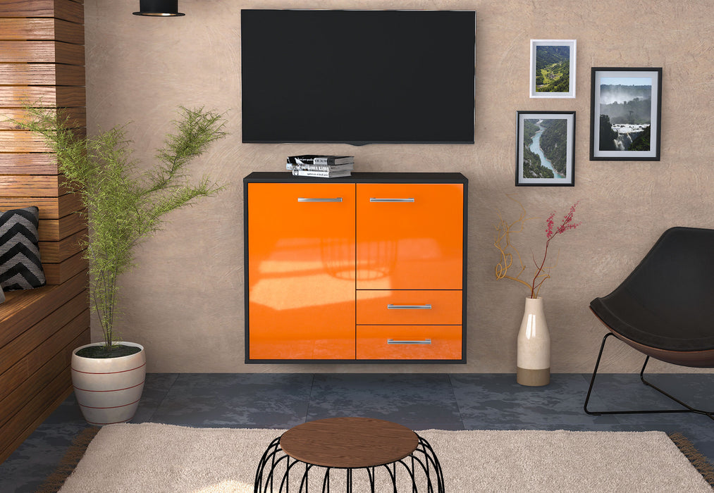 Sideboard Sunrise Manor, Orange Front (92x79x35cm) - Stil.Zeit Möbel GmbH