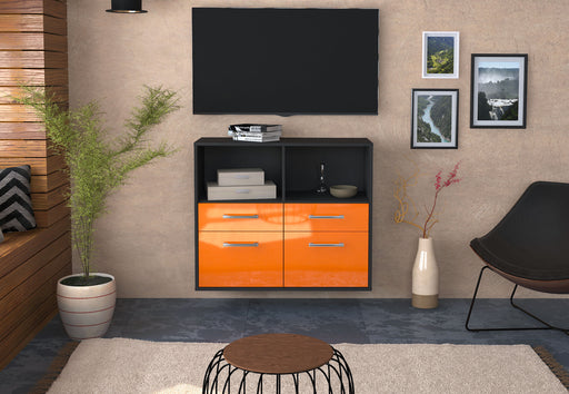 Sideboard Moreno Valley, Orange Front (92x79x35cm) - Stil.Zeit Möbel GmbH