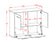 Sideboard Montgomery, Beton Maß ( 92x79x35cm) - Stil.Zeit Möbel GmbH