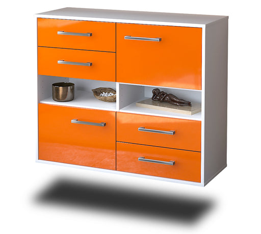Sideboard Oxnard, Orange Studio (92x79x35cm) - Stil.Zeit Möbel GmbH